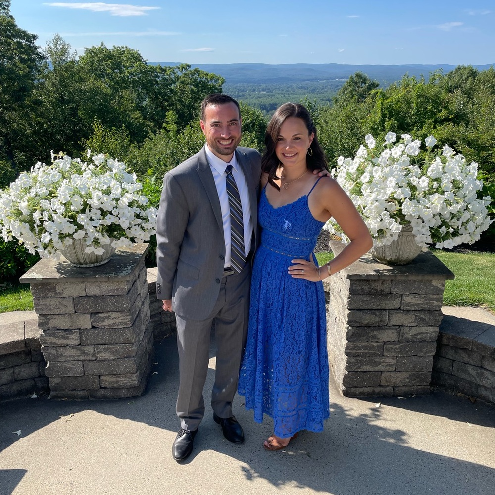 NSR Blue Lace Dress